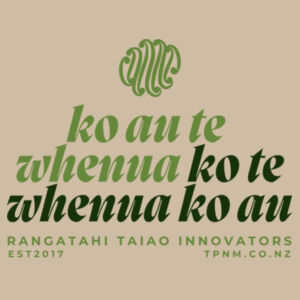 Ko Au te Whenua - AS Colour Womens Relax Hood Design