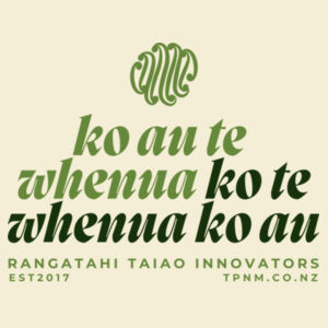 Ko Au te Whenua - AS Colour Womens Martina Crop Tee Design