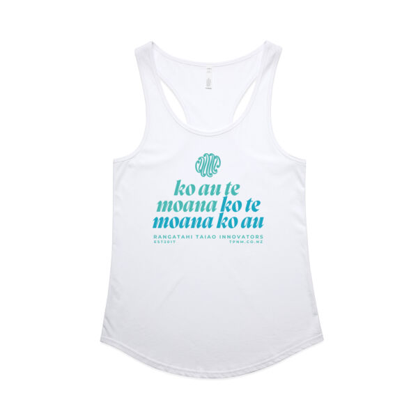 Ko Au te Moana - AS Colour Womens Mali Racerback Singlet Thumbnail