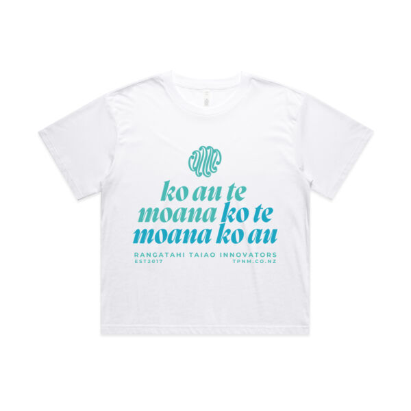 Ko Au te Moana - AS Colour Womens Martina Crop Tee Thumbnail