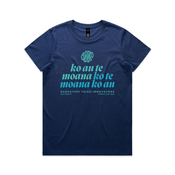 Ko Au te Moana - AS Colour Womens Maple Tee Thumbnail
