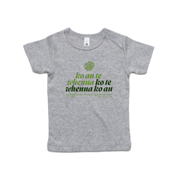 Ko Au te Whenua - AS Colour Organic Infant Wee Tee Thumbnail