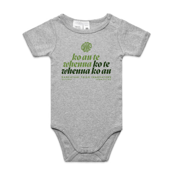 Ko Au te Whenua - AS Colour Organic Infant Mini-Me One-Piece Thumbnail